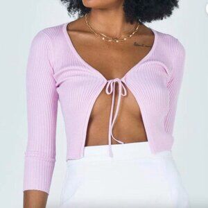 NWT Princess Polly Pink Ribbed Top